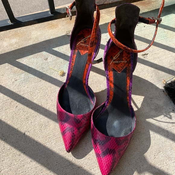 B Brian Atwood - Mariella Ankle Strap Pumps - Picture 2 of 4